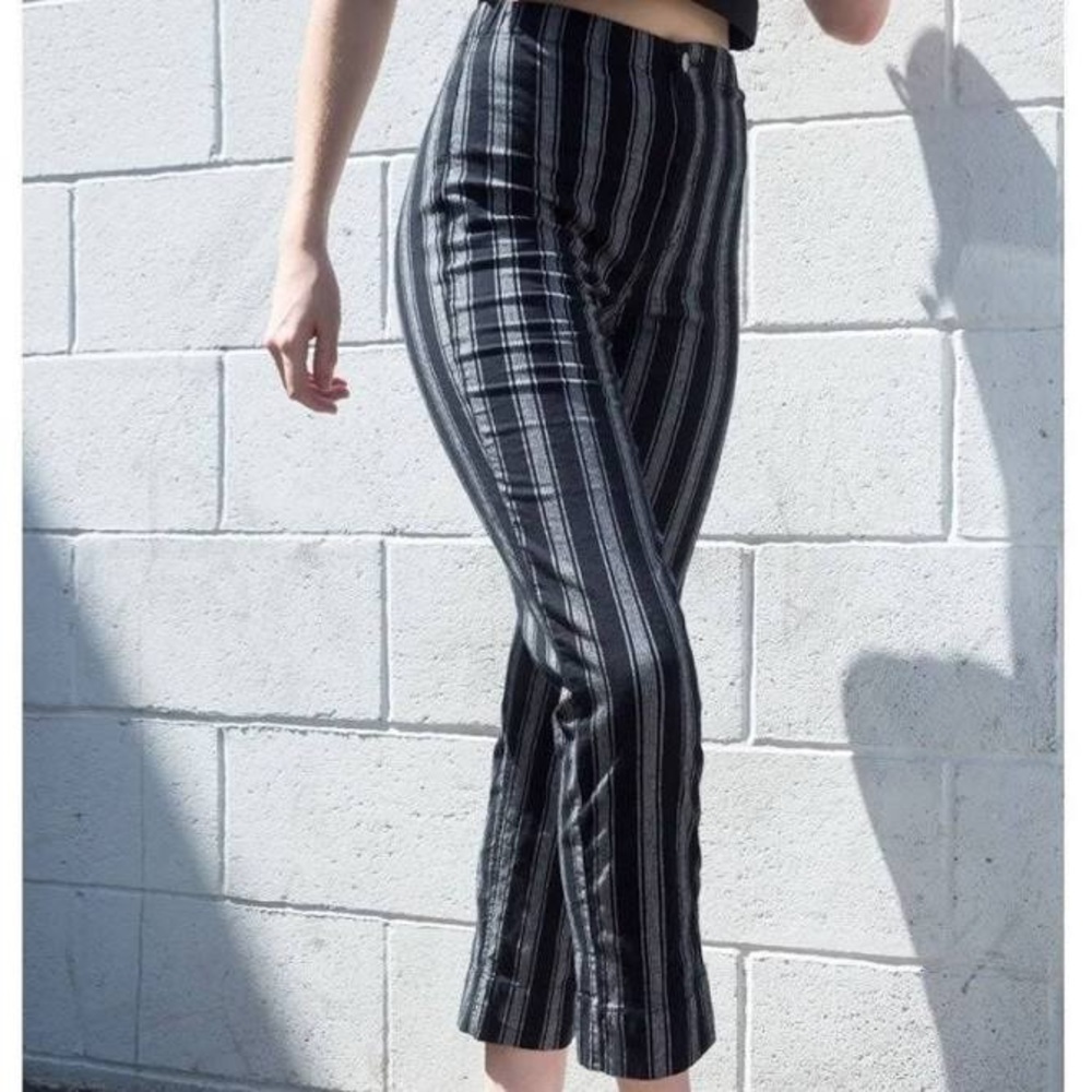 Brandy Melville Pants - Striped Navy & White